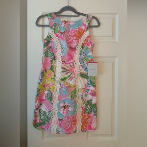 Lilly Pulitzer Floral Dress - Pink, Green, Yellow